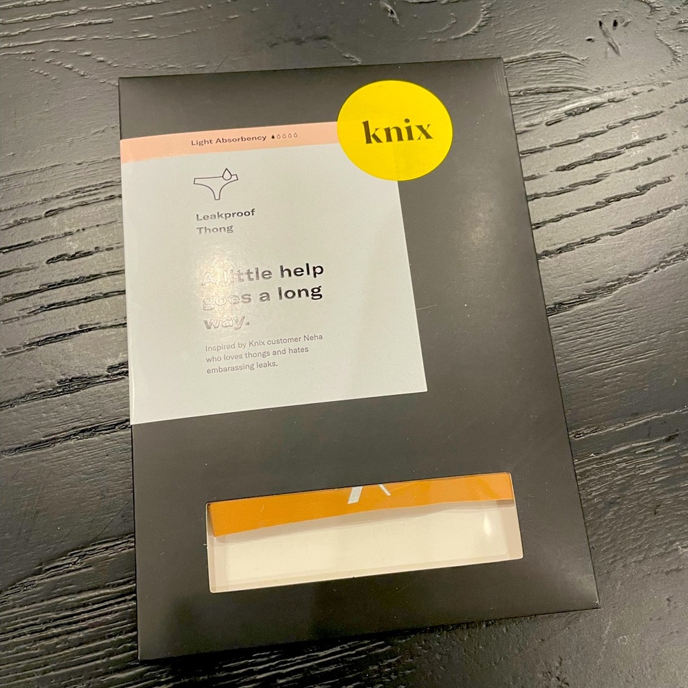 NWT - Knix leakproof thong
